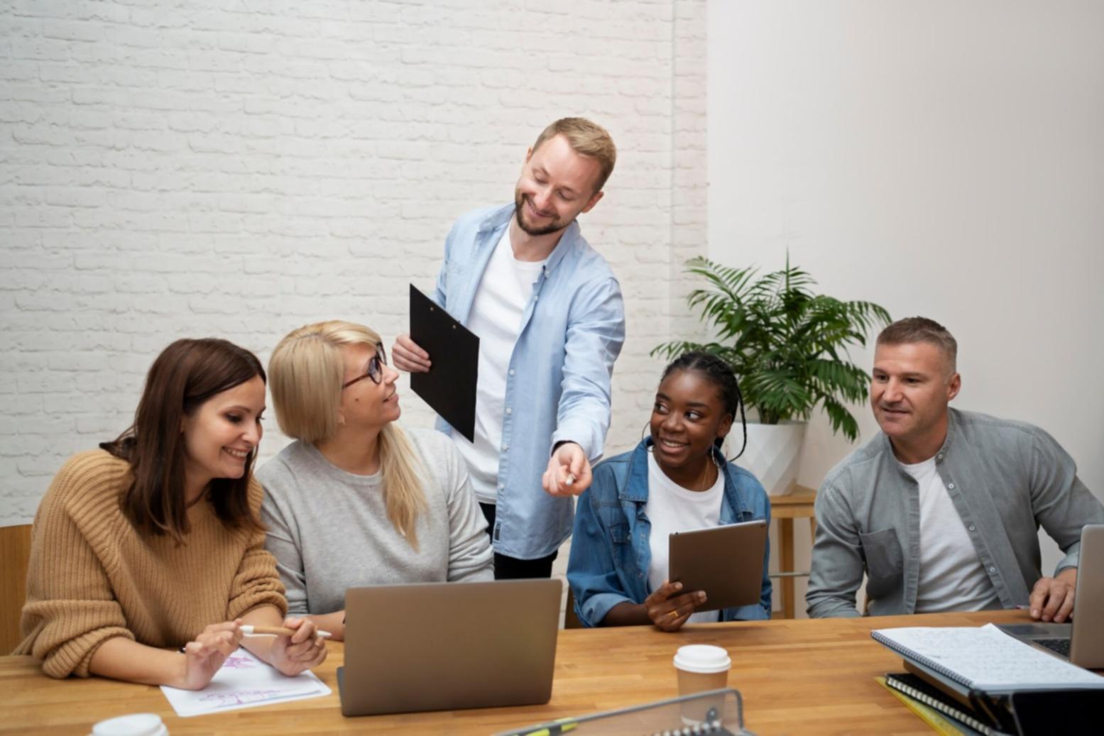 Team working on investment automation solutions